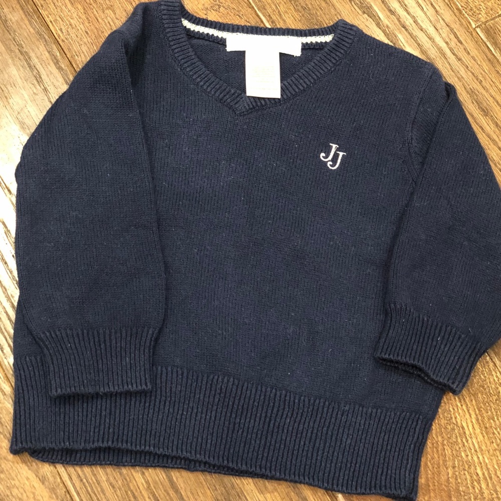 Janie and Jack v neck sweater 6-12m